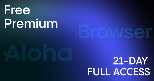 What is Free Premium in Aloha Browser