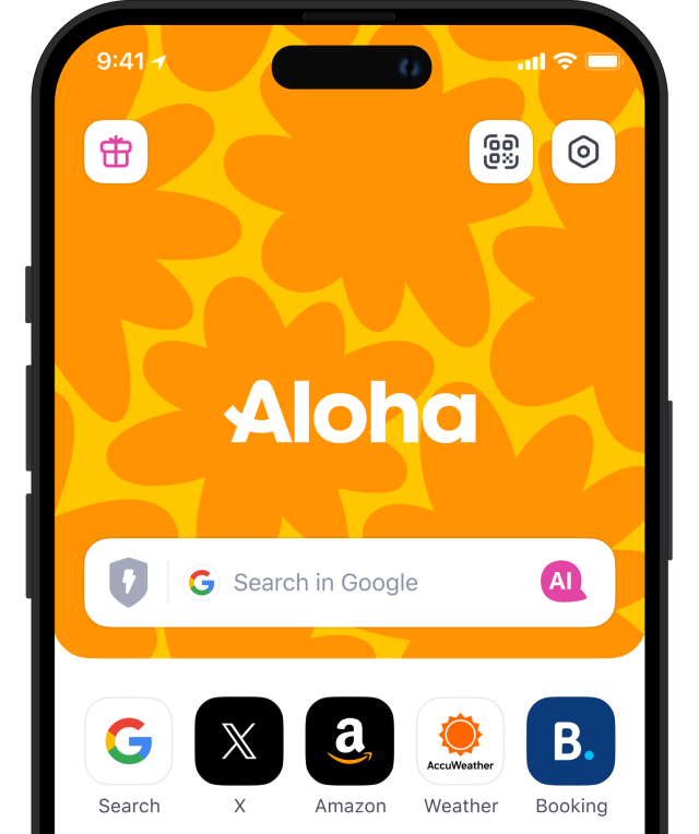 Aloha Browser banner